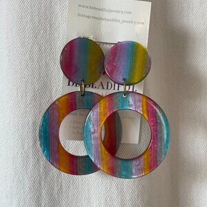 Summer Vibes Resin Earrings